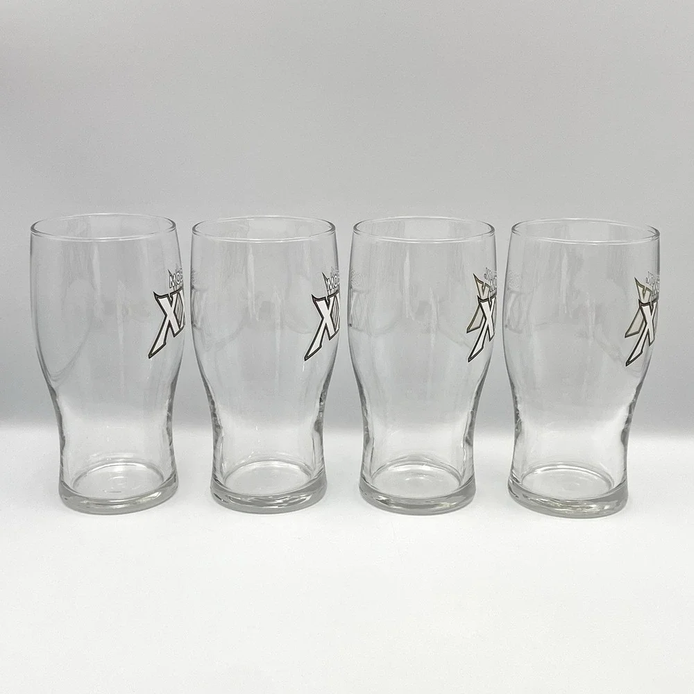 Set of‎ 4 Molson XXX Beer Glasses 6¼